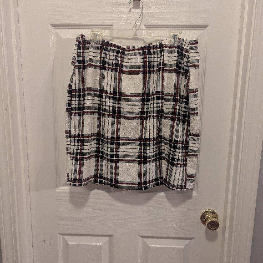 Shein plaid print skirt -3xl